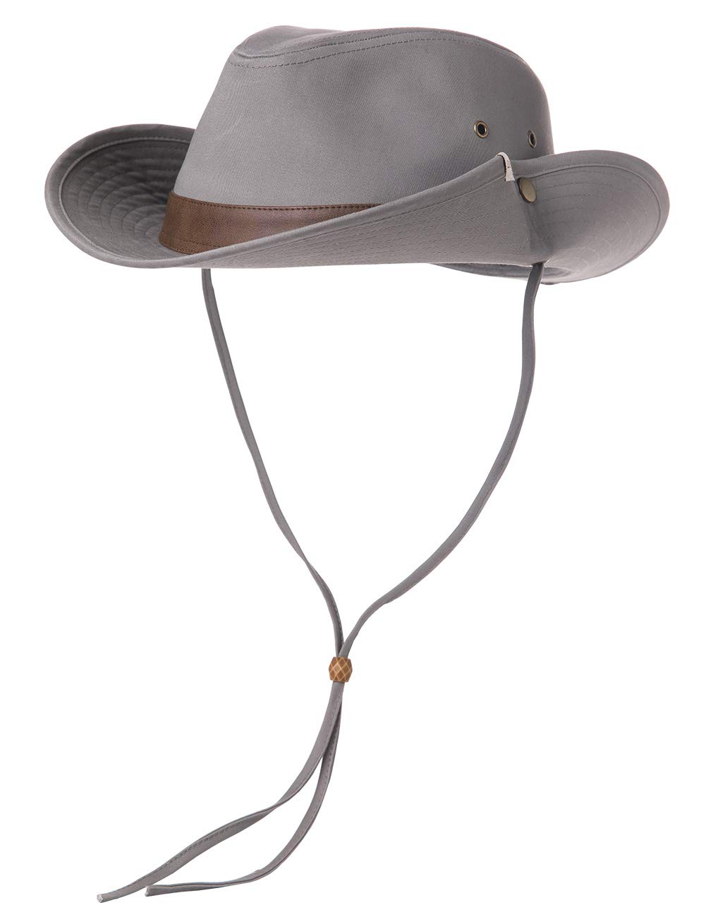 Comhats Cappello da safari fedora australiano UPF 50, in cotone, unisex, protezione UV, per pesca, escursionismo, passeggiate, cappello estivo