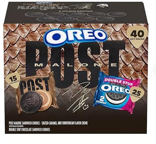 Oreo Post Malone Cookies Variety Pack - 40 Count