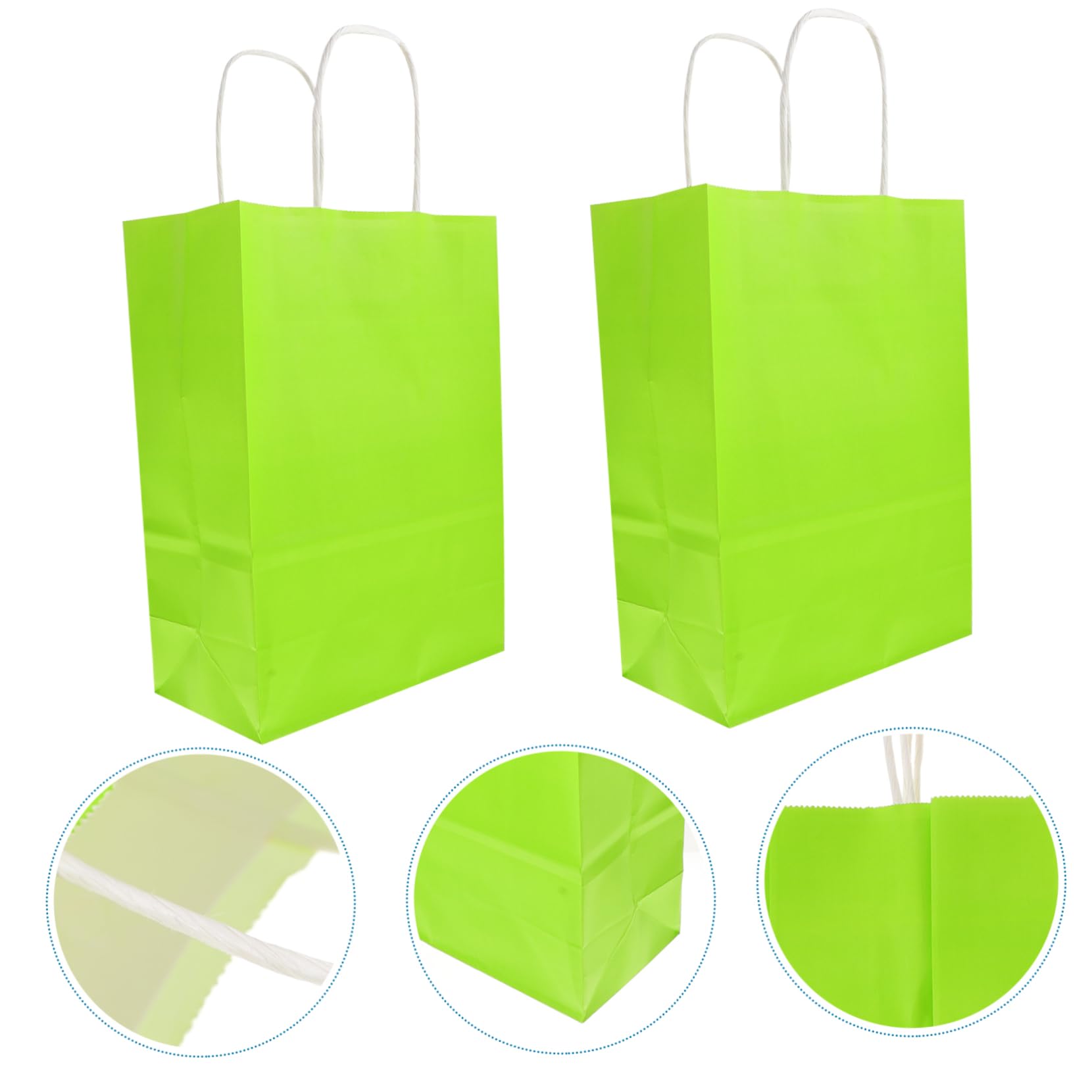 Cabilock 24pezzi Sacchetti Regalo Carta Per Caramelle Piccoli Sacchetti Regalo Con Manici Contenitori Per Biscotti e Dolci Per Feste Compleanno Shower e Speciali