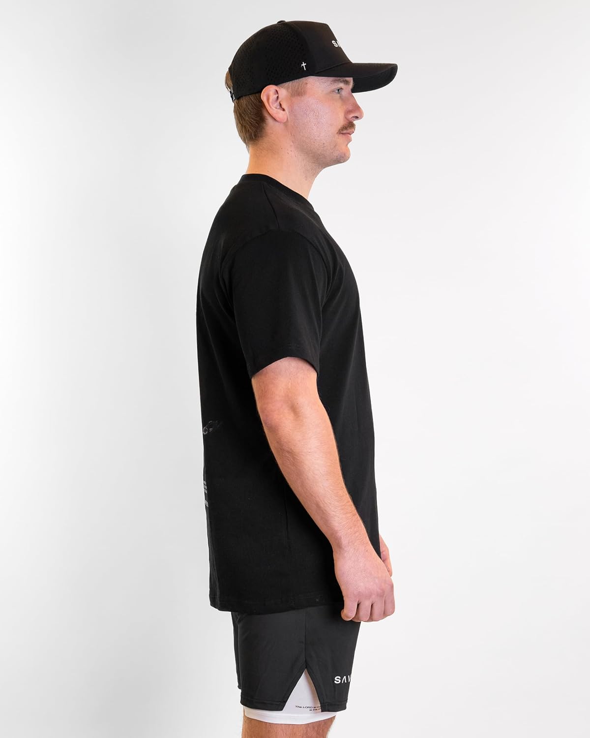 SAVD Christian Oversized T-Shirt for Men – Faith-Based Tee, 100% Cotton, Bible Verse Back Graphic, Bold Christian Design - Image 7