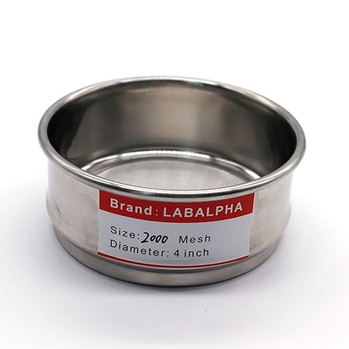 Miniatura 11 de LABALPHA 20 tamices de laboratorio de malla, tamiz de prueba #20 malla, 4 '' de diámetro, paño de alambre de acero inoxidable 304 (0.035 in)