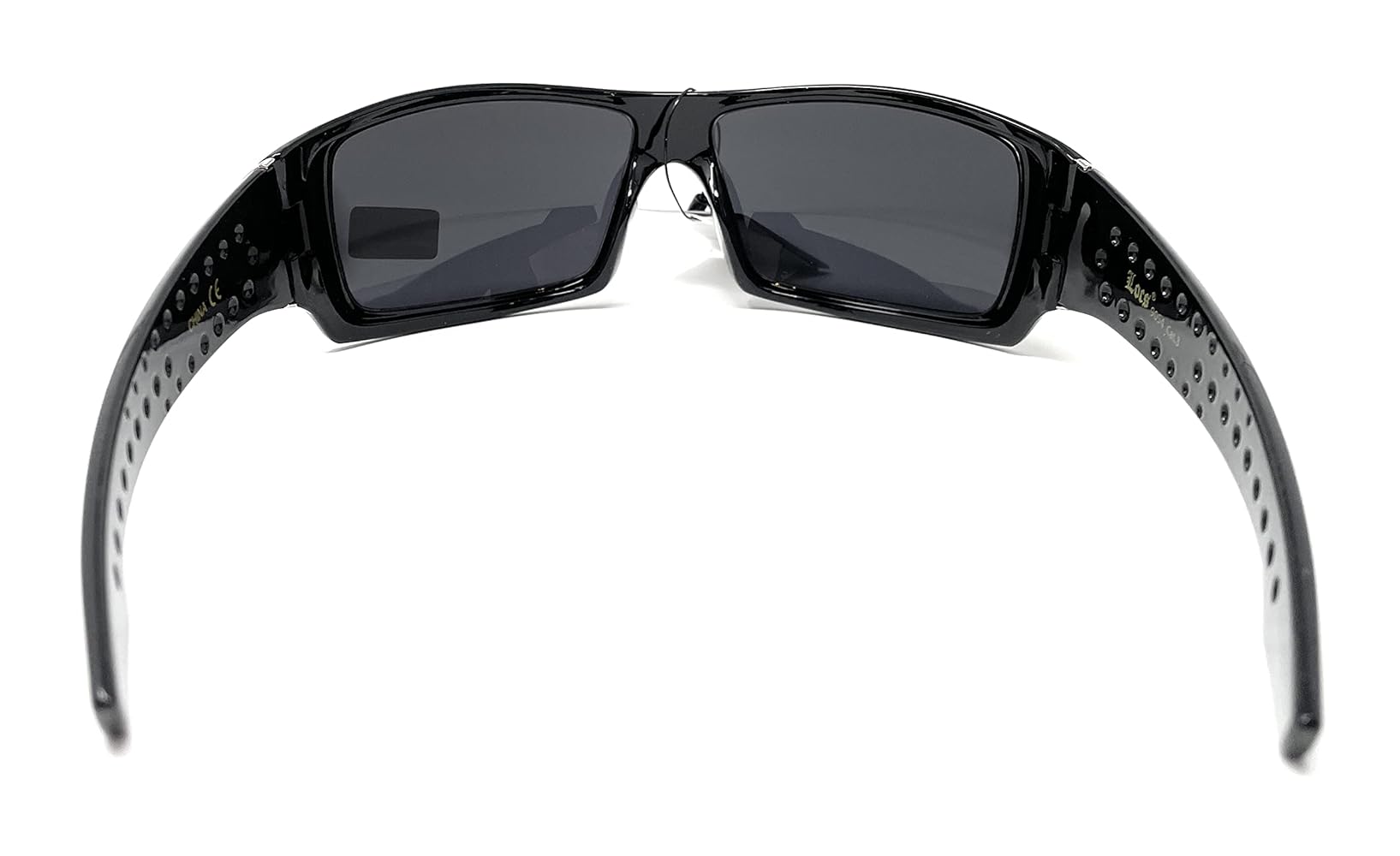 Amazon.com: Locs Men's Rectangular Hardcore Black Wrap 63mm