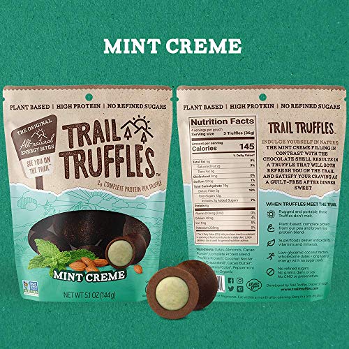 Trail Truffles – Vegan, Dark Chocolate Superfood Protein Balls – Healthy, Plant Based, Gluten Free, Dairy Free, Soy Free, Non-GMO Snacks (Assorted Flavors, 4 Pack) - Thumbnail 4