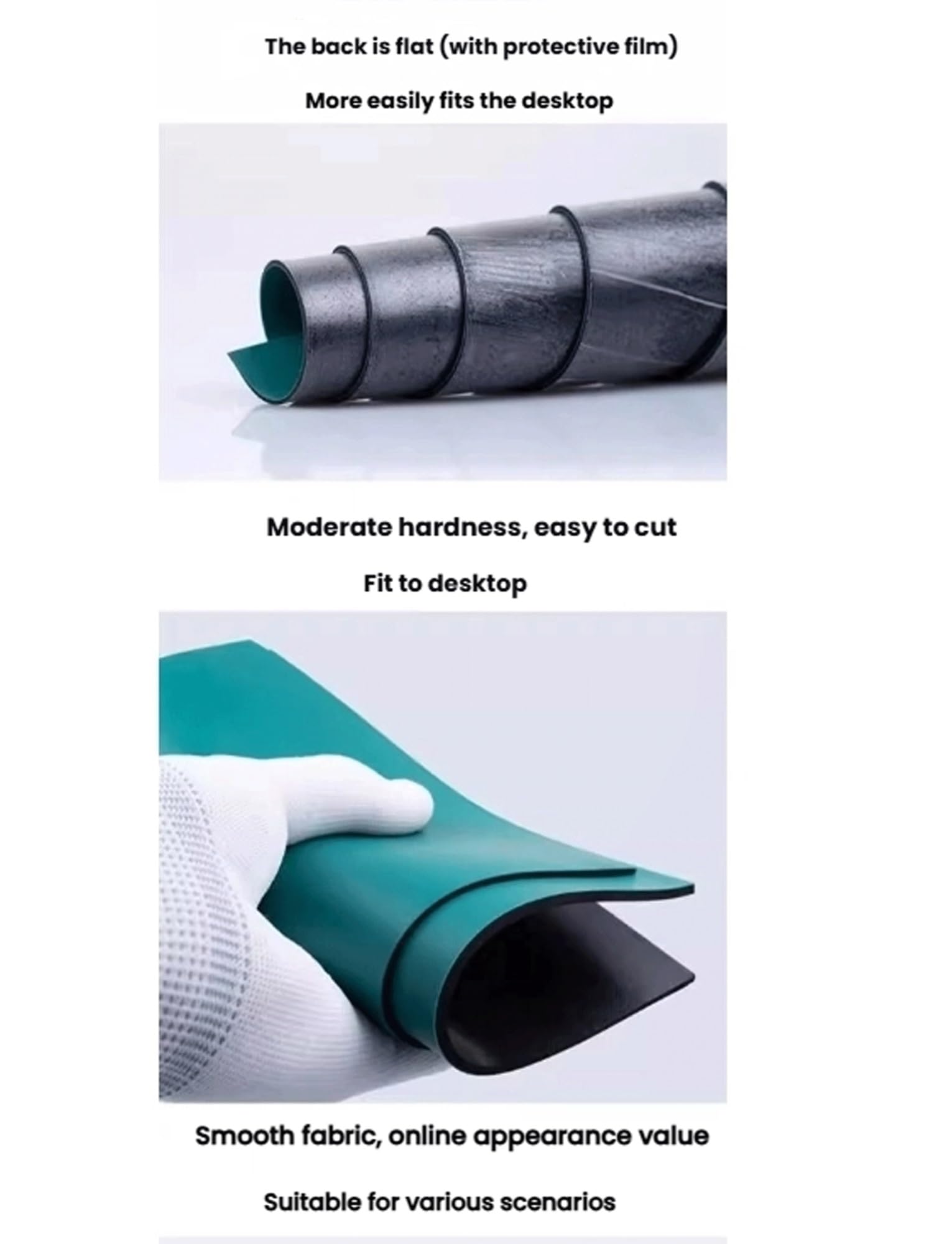 Antistatische Unterlage für Werkbank, Arbeitsplatzmatte aus ESD-Gummi, zum Schweißen und Reparieren von Handys, Grün, verschiedene Größen erhältlich (2 mm 3 mm) (3 mm, 50 x 100 cm/19,5 x 39 Zoll)