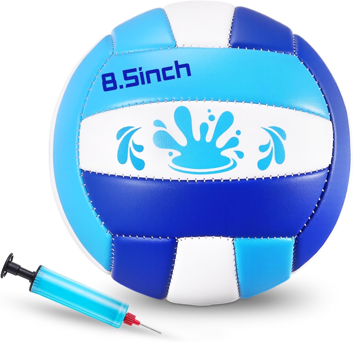 Leitee Pool Volleyball Waterproof with Pump | Soft Cover Water Ball, Swimming Beach Game, Indoor Outdoor Activities, Adults Sports, Durable Design, Pool Play