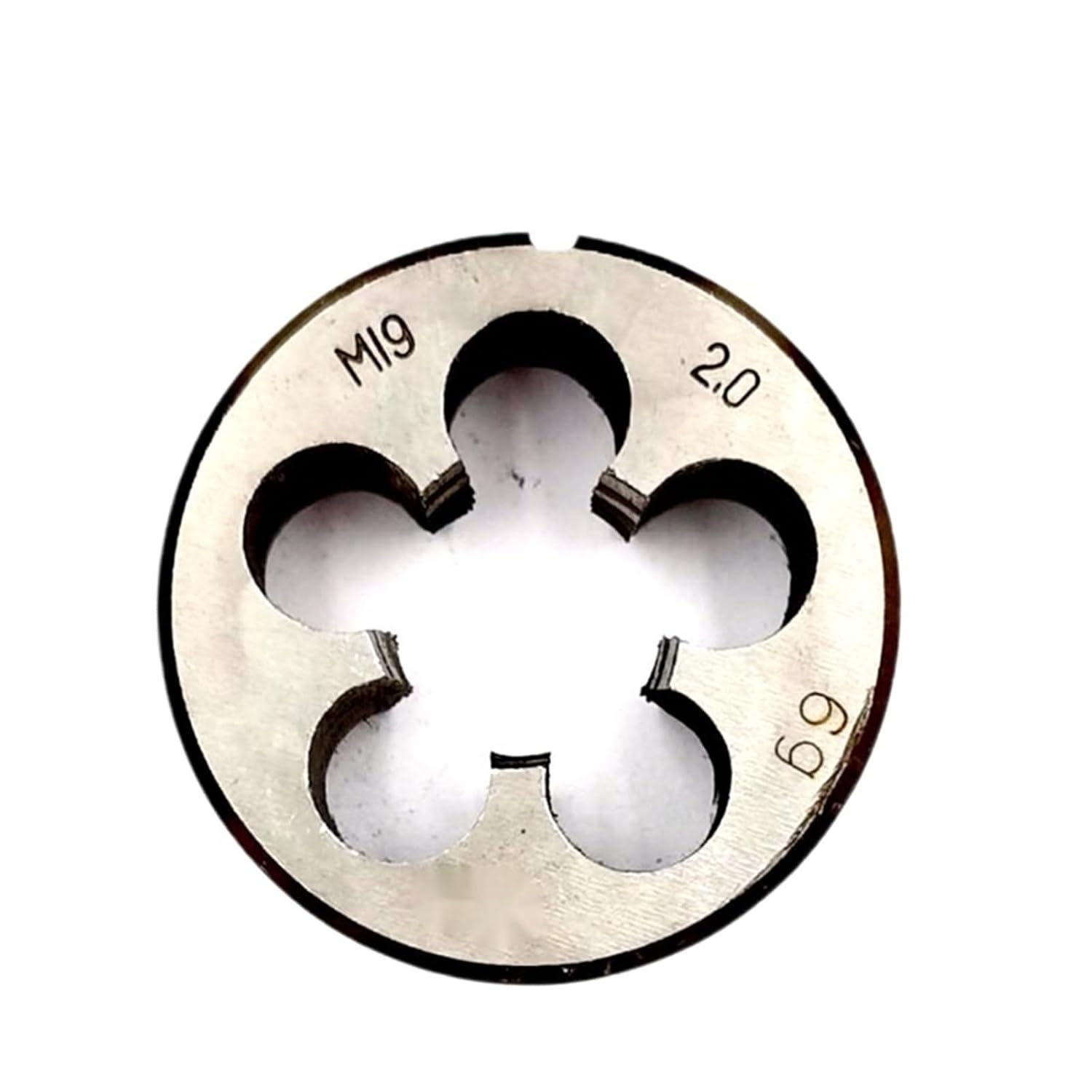 1PCS YRFL HSS Metric Thread Right Left Round Die M18 M19 M20 Screw Threading Dies(M20X1.25L Left)