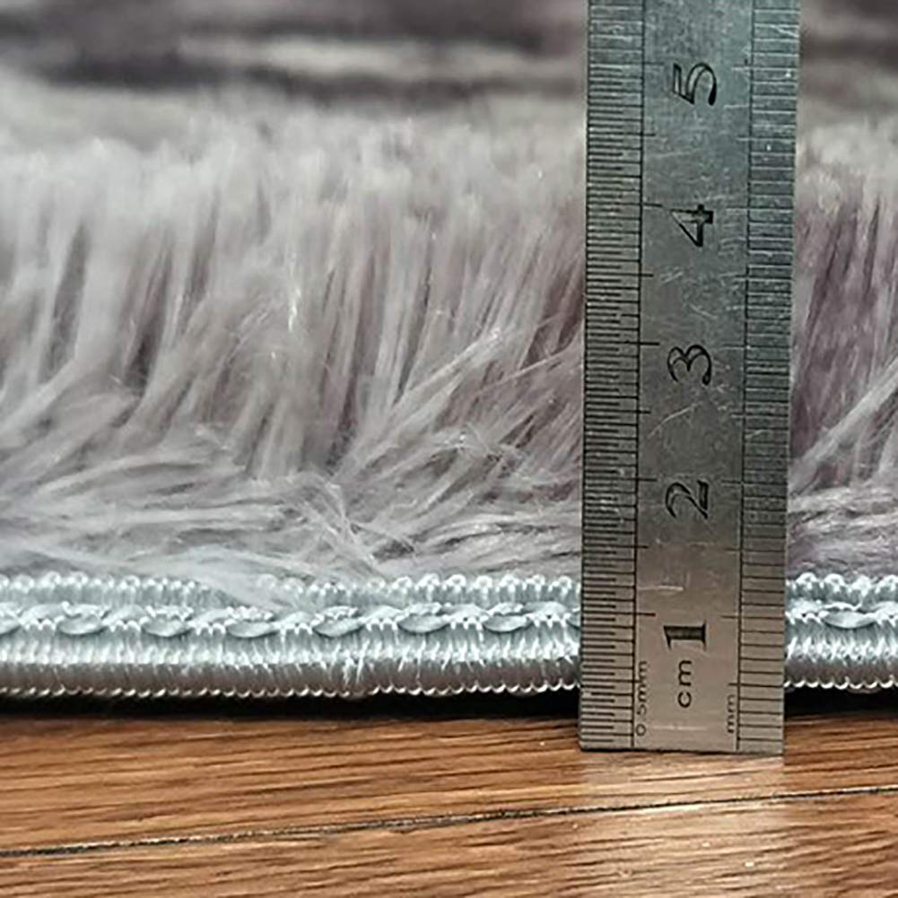 Nowoczesny dywan, ultramiękki dywanik o grubości 4 cm, dywan do wewnątrz do dekoracji domu sypialni salonu kuchni, do wewnątrz, puszyste dywaniki shag - A 50 x 200 cm