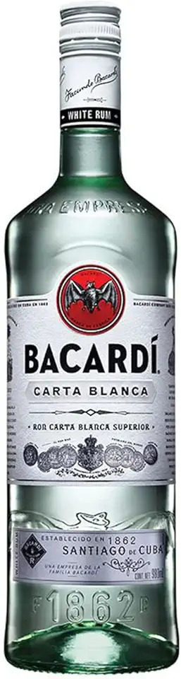 Rum Bacardi Carta Blanca 980ml