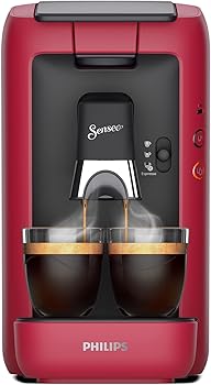 Philips Domestic Appliances CSA260/91 Senseo Maestro - Máquina de café con depósito de agua de 1,2 litros, selección de intensidad y función de memoria, producto verde, color, rojo1