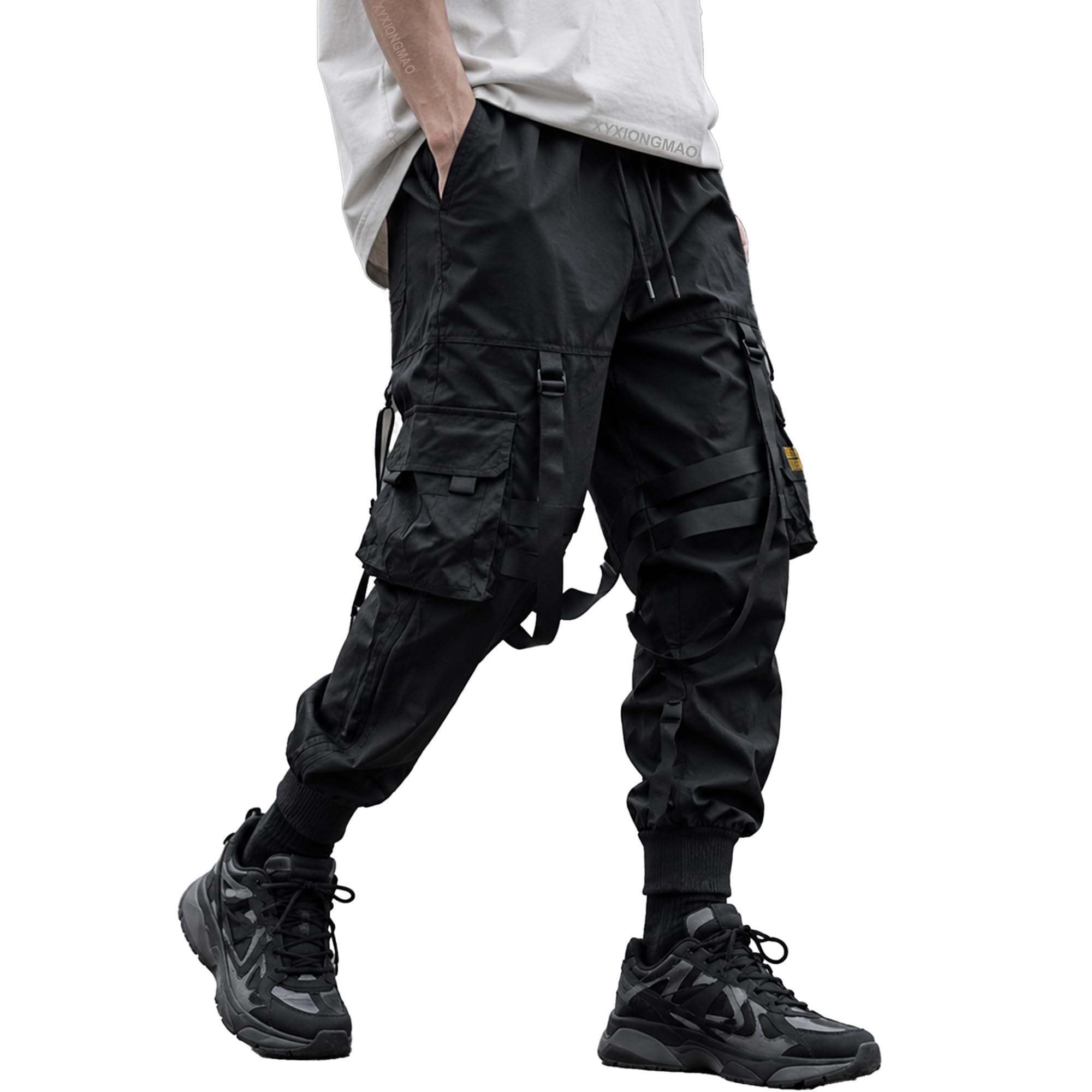 XYXIONGMAO Taktische Jogger Cargo Pants Hip Hop Harem Techwear Streetwear Herren Streamer Overalls Loose Casual Pants