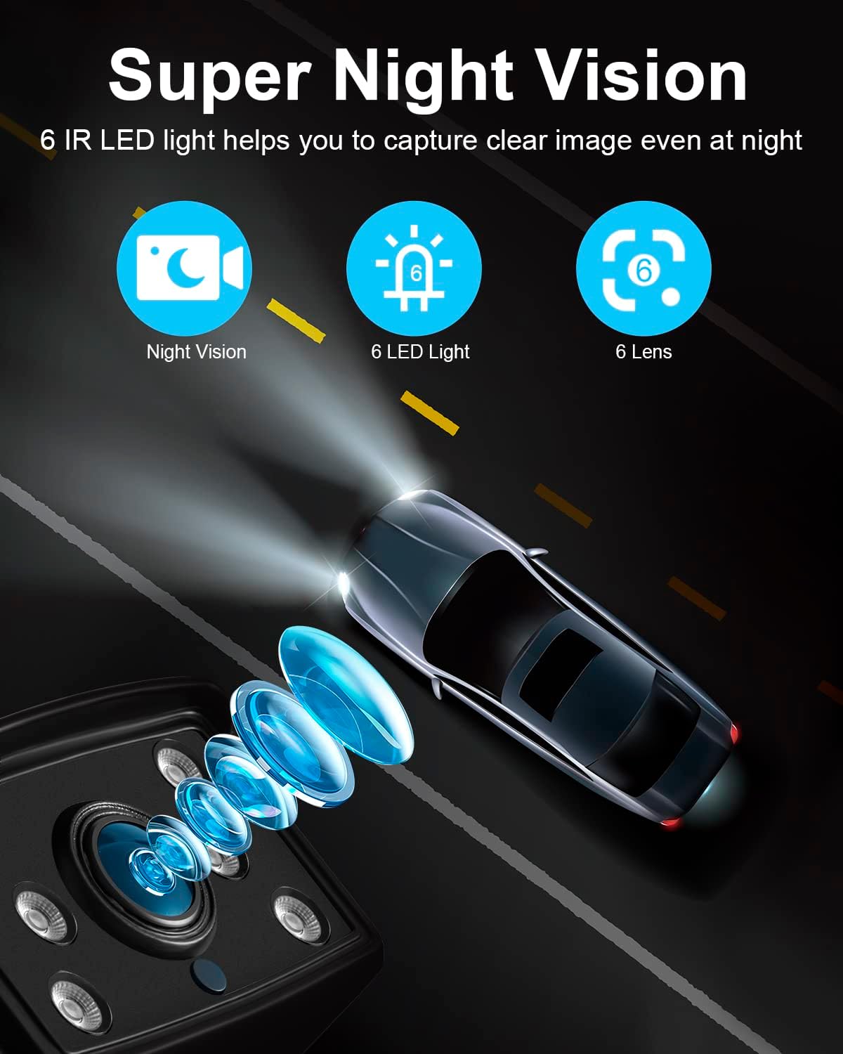 RV Backup Camera AHD 1080P, 7 Inch Vehicle Back Up Camera Systems with IP69 Waterproof Rear View Camera IR Night Vision, Wire Reserve Camera for Car/Trucks/RV/Trailer/Camper/Van : Electronics