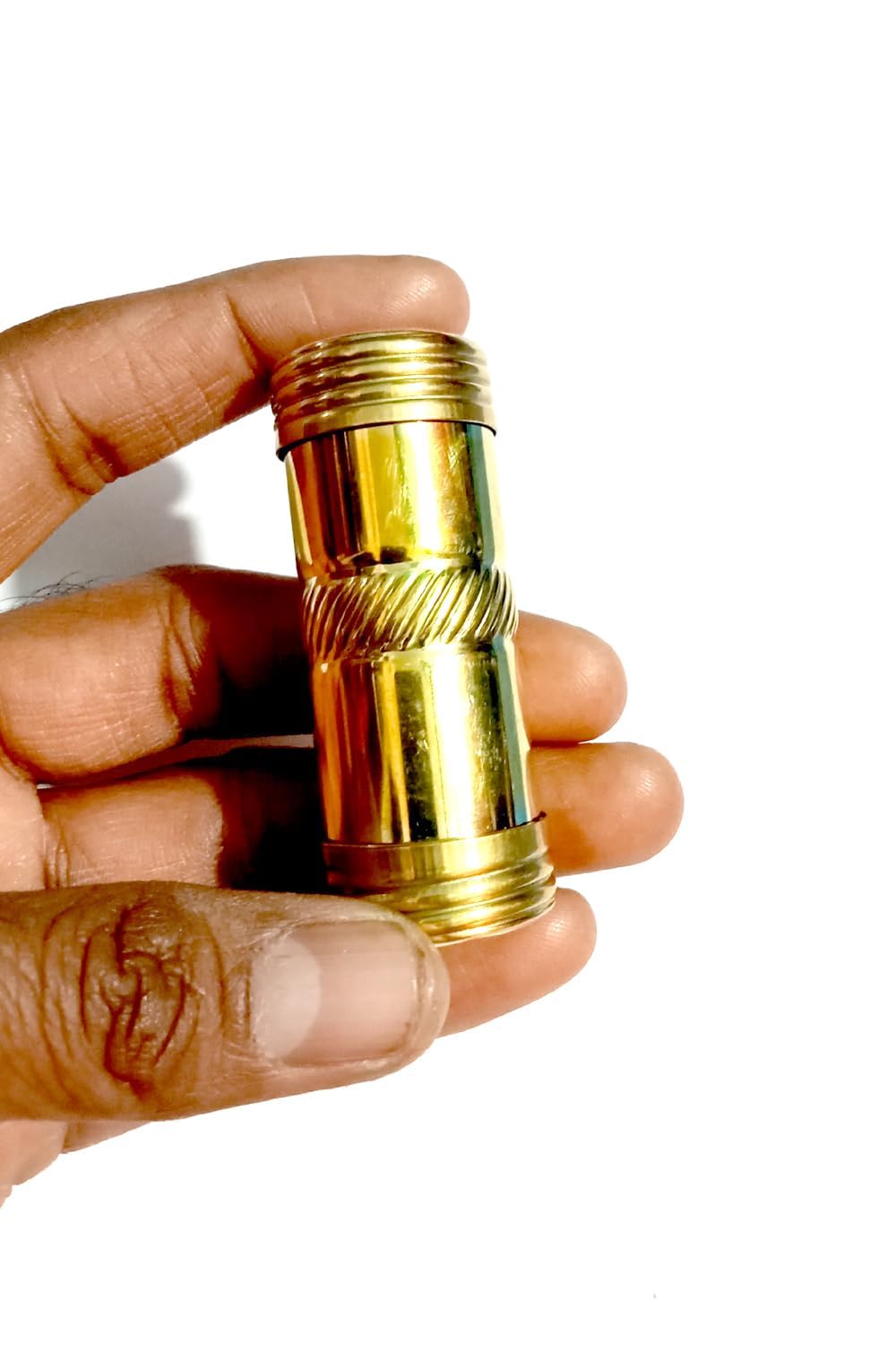 Brass khaini Chunauti or Pital Container For Mouth Freshner,Tobacco Dabbi,Surti,Khaini Chunauti Dibbi.Box,Pocket Peetal Chunauti-image-27