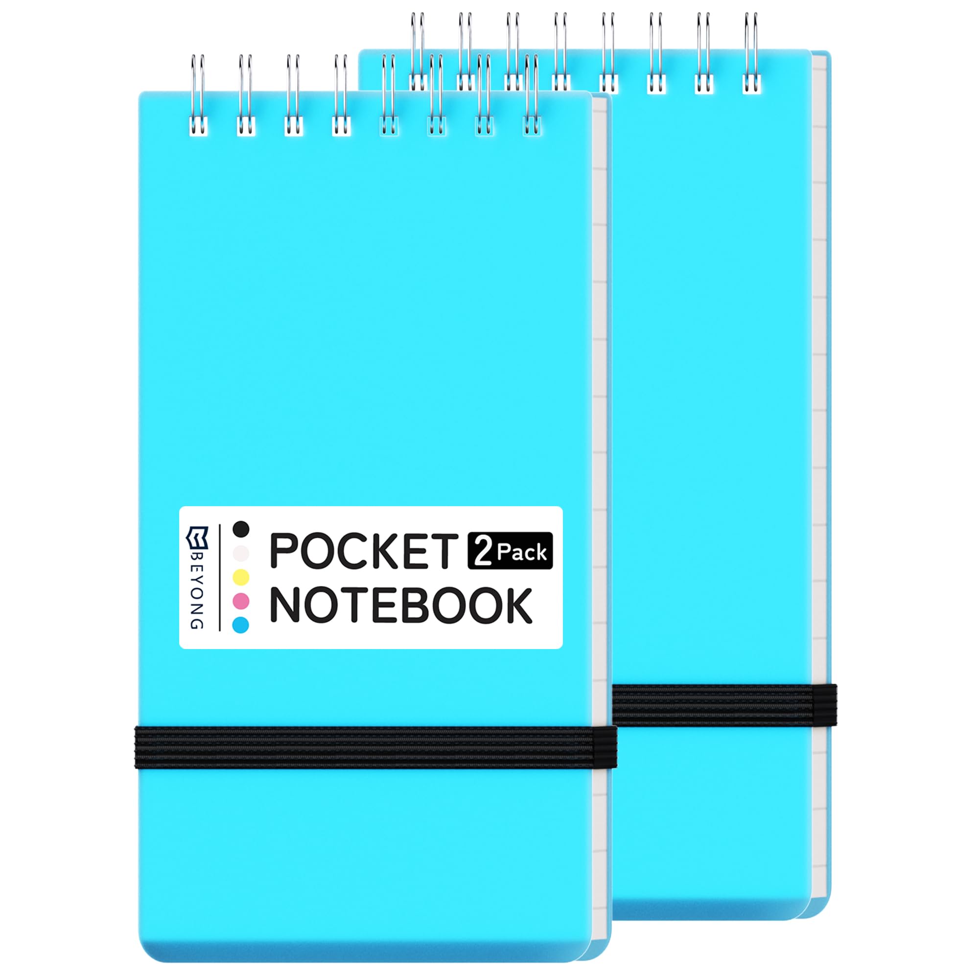 Bloc-notes à spirales de poche bleu pour ne plus oublier vos idées - 7