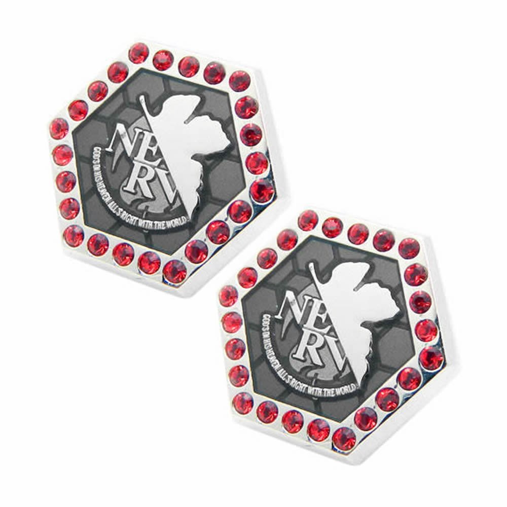 Amazon | エヴァンゲリオン × SWANK NERV ロゴ カフスボタン NERV Ver
