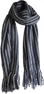 Tumia LAC 100% Wolle Schal Lange und warm, Handgefertigter Unisex Oversized Strickschal 230cm, Luxus Winter Geschenk für Damen Herren