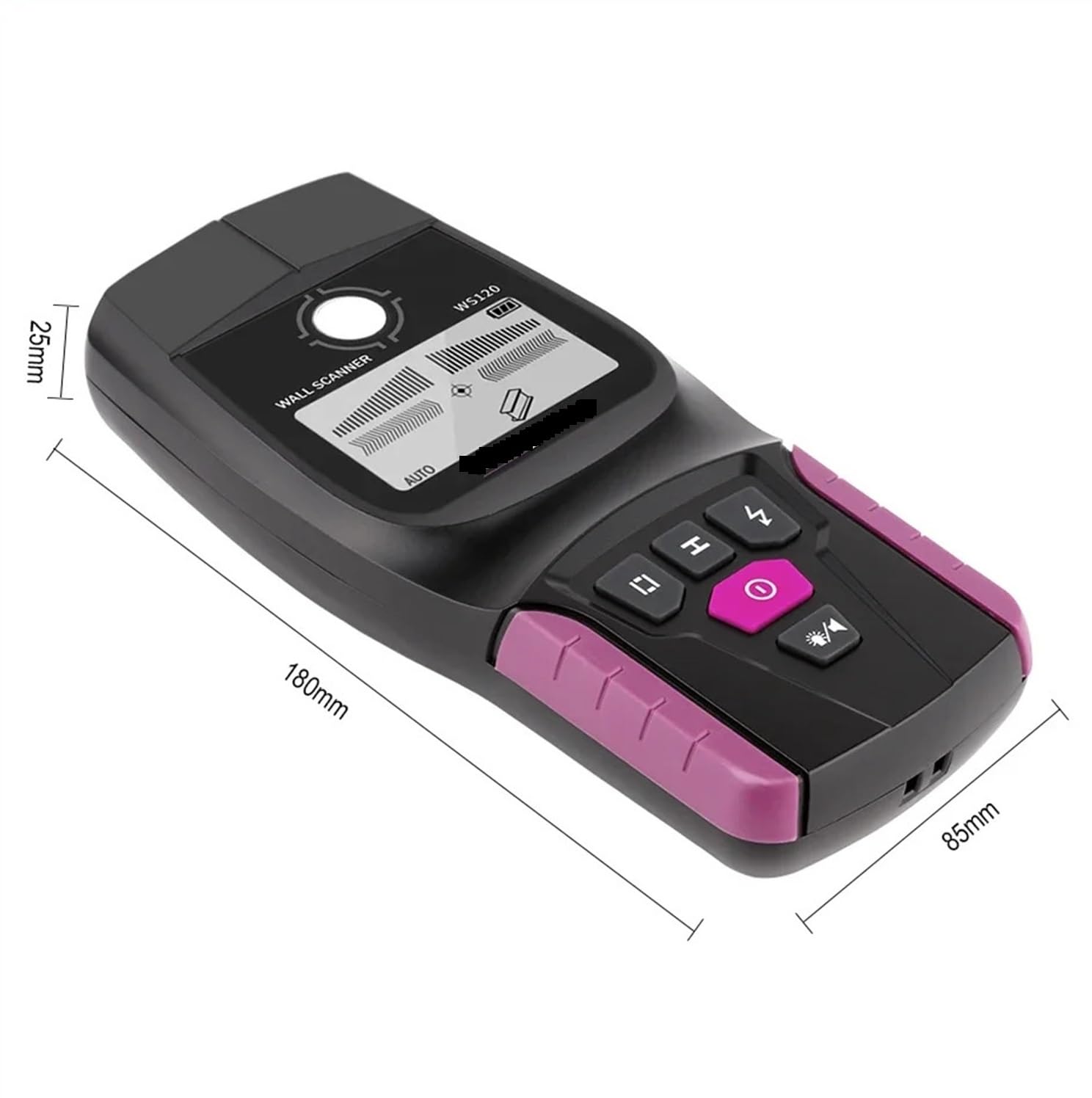 Leitungssuchgerät, Metalldetektor-Wandscanner for PVC-Rohr AC Live-Kabeldrähte Metallholzbolzen