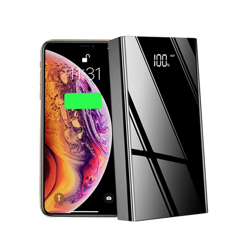 Power Bank, Chargeur Portable 40000mAh Power Bank Grande Capacité LED Powerbank Batterie Externe Portable Chargeur De Téléphone Portable