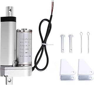 Hedday Micro Linear Actuator 12V 2 Inch(50mm) Stroke, 1500N/330lbs Mini Electric Motion Actuator 6mm/s for Recliner TV Table Lift Massage Bed Electric Sofa
