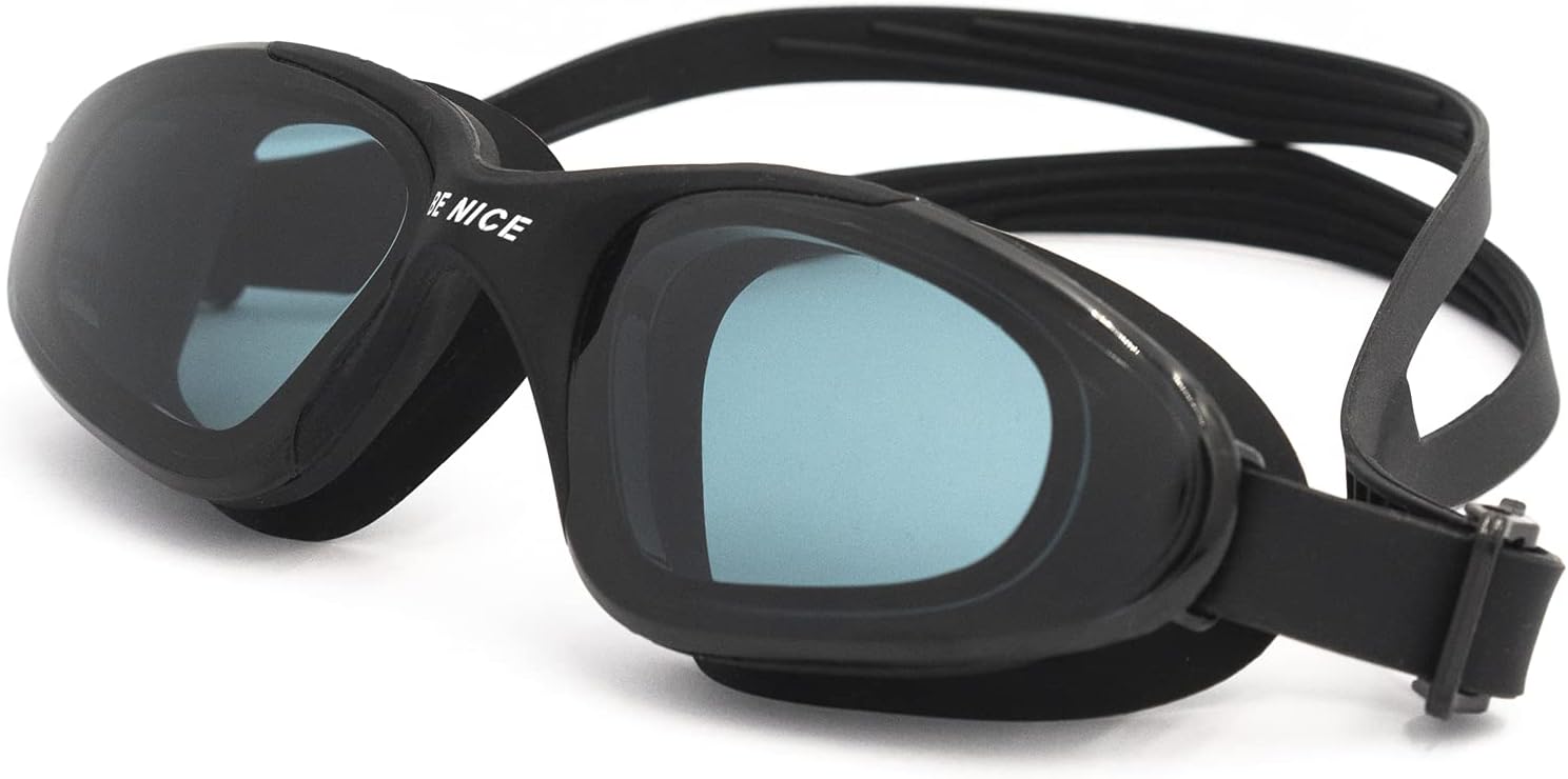BENICE Vista Swim Goggles, Anti-Fog Lens UV Protection Leakproof Swimming Goggles for Men, Women, Adults