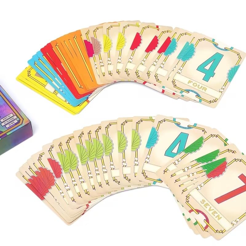 Image of Awestuffs Family Board Games for Adults and Kids - Flip 7 Card Game - Fast-Paced Press Your Luck Strategy Game, Quick to Learn, Perfect for Game Nights, 3+ Players, Ages 8 & Up (Flip 7)