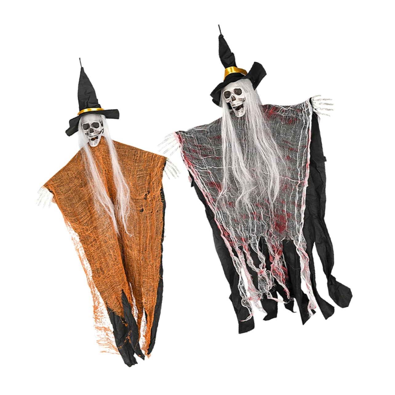 UKCOCO 2pezzi Decorazioni Appese per Halloween Design Realistico Ambientazione Casa Spettrale per Esterno Interno 135