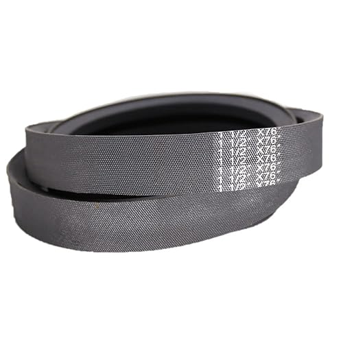 LTA COOL - Trituradora trituradora con correa en V de 2 bandas de 1 1/2 x 76 pulgadas, compatible con Vermeer 154537-001 BC 600XL