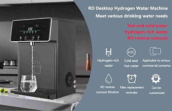 Hydrogen Water Generator for Home & Commercial Use - 2500PPB Molecular Hydrogen Machine with RO Filtration - Smart H2 Maker for Hotels, Gyms, Cafes & Restaurants