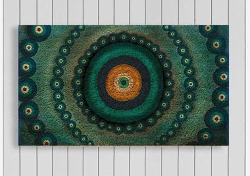 Miniatura 1 de Tapetes de bienvenida para entrada de puerta delantera, mal de ojo, espíritu, tranquilidad, tapete antideslizante para puerta delantera, tapetes de