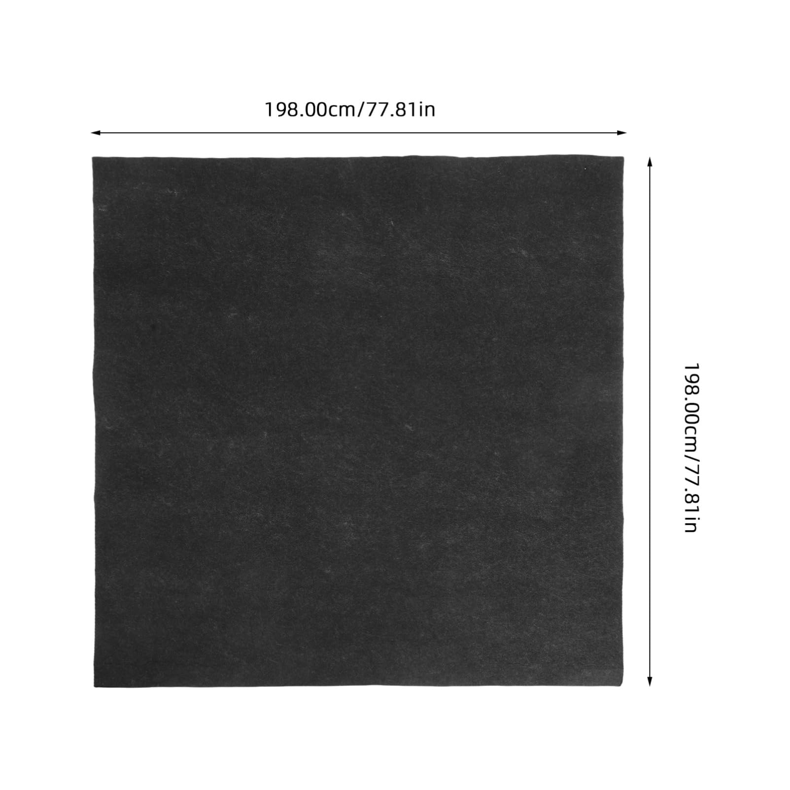 Tapis Gonflable pour Spa Noir 1 Pièce en Feutre et PE Antidérapant