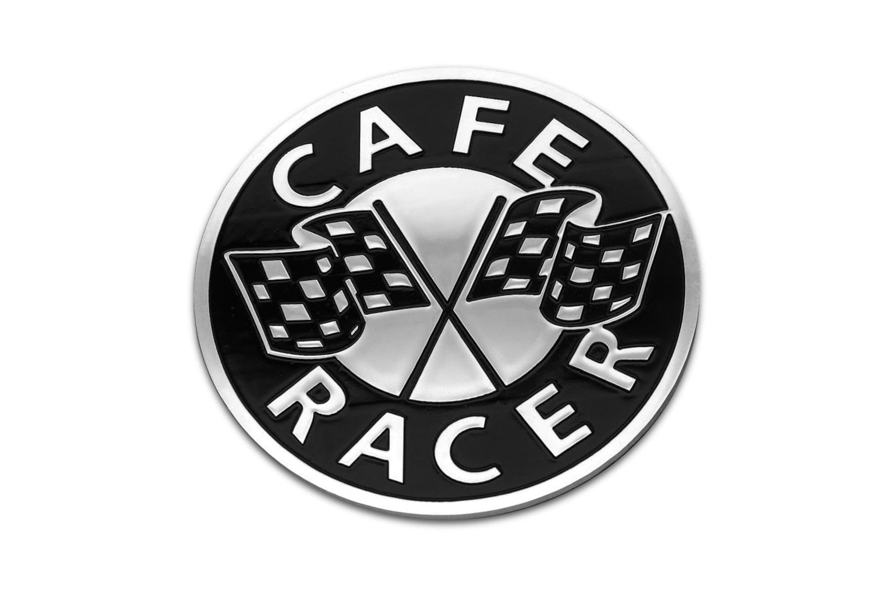 Amazon | モートーン(Motone) エンブレム CAFE RACER アルミ 汎用
