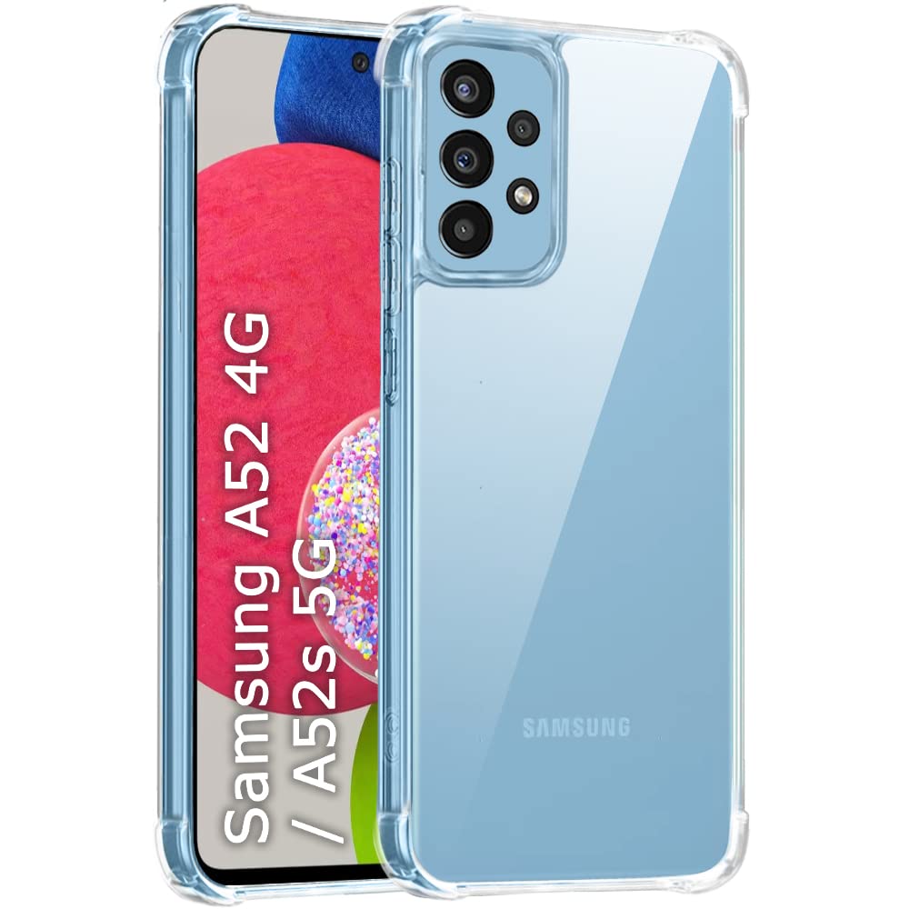 TheGiftKart ShockProof Clear Back Cover Case for Samsung Galaxy A52