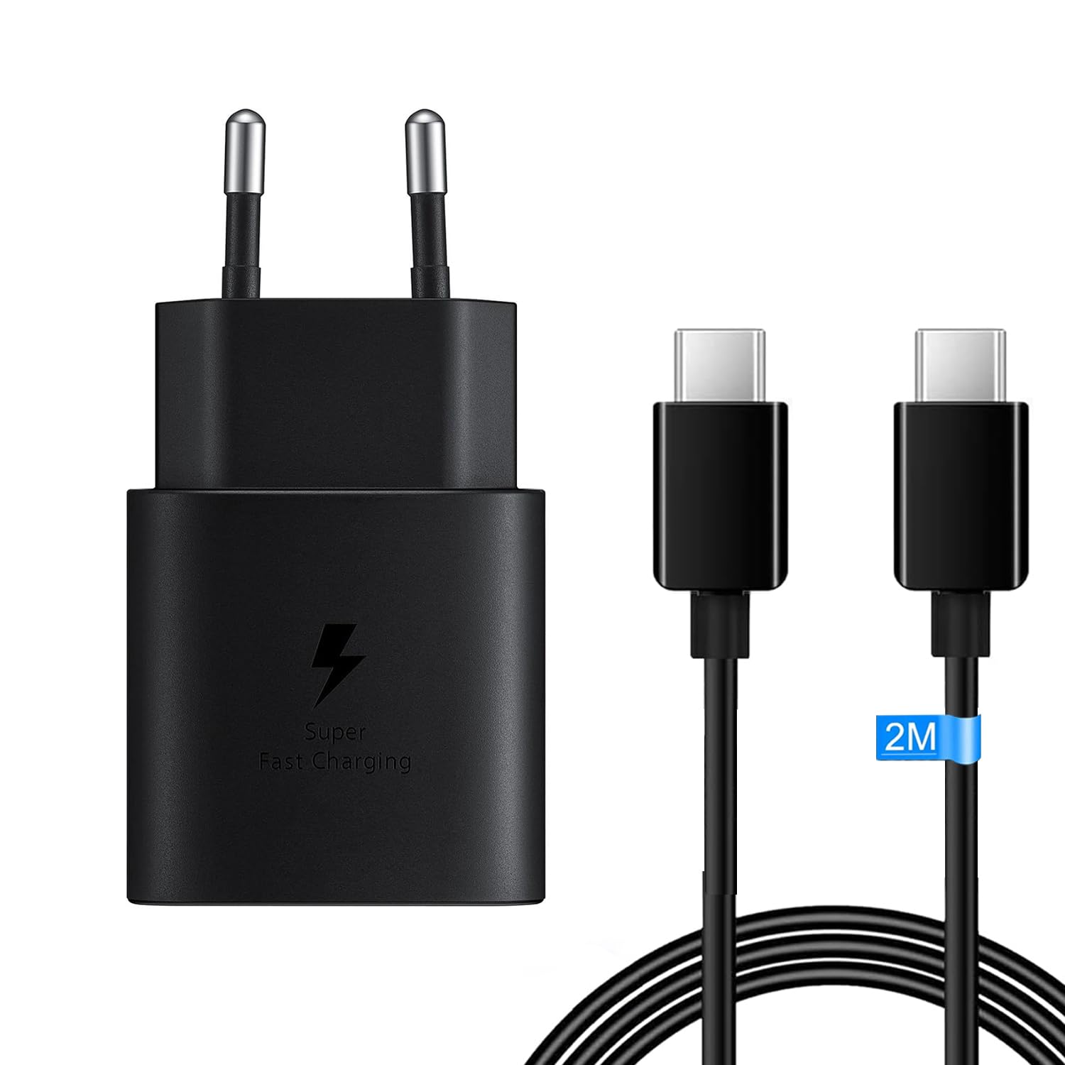 USB C Ladegerät 25W Schnellladegerät Ladekabel für Samsung Galaxy A57 A56 A55 5g A54 A53 A37 A36 A35 A34 A33 A16 A15 A14 A05s A04s, S26 S25 S24 S23 S22 S21 S20 S10 +/FE, Schnellladekabel Fast Charger