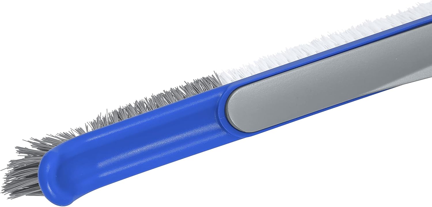 Flowclear AquaBroom Deluxe Curved Pool Brush Head | Corrosion-Resistant Coating with Metal Handle (Pack of 2)