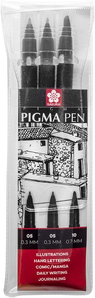 SAKURAPigma Pen Illustration 3pk