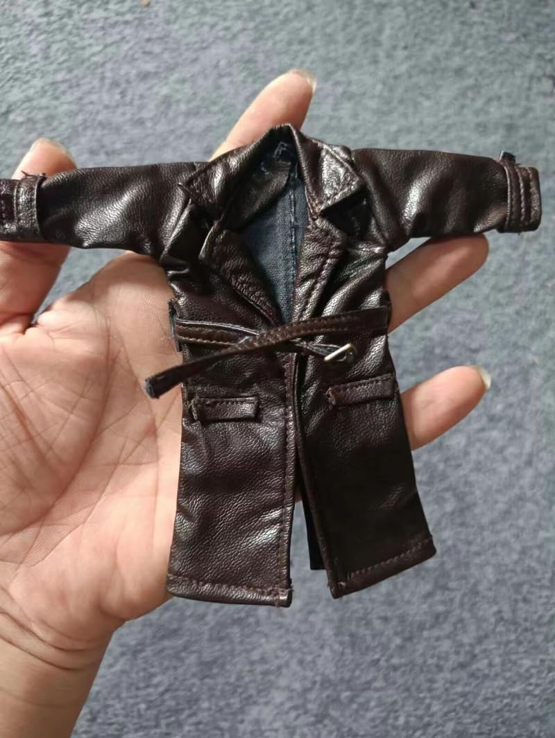 Soprabito In PU Cablato Per Action Figure 1/12 – Marrone, Per Figure Da 6 Pollici, Abbigliamento Moda - 2
