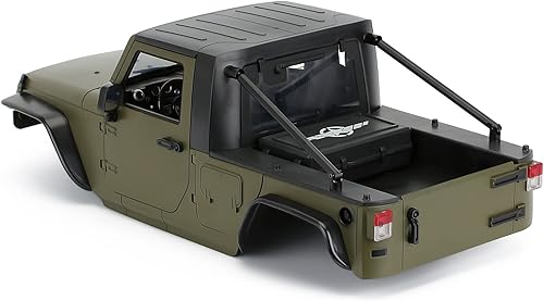 Miniatura 6 de INJORA Carcasa de la carrocería de la camioneta del automóvil RC de 12.3 pulgadas 12.323in distancia entre ejes sin montar para el auto de la oruga