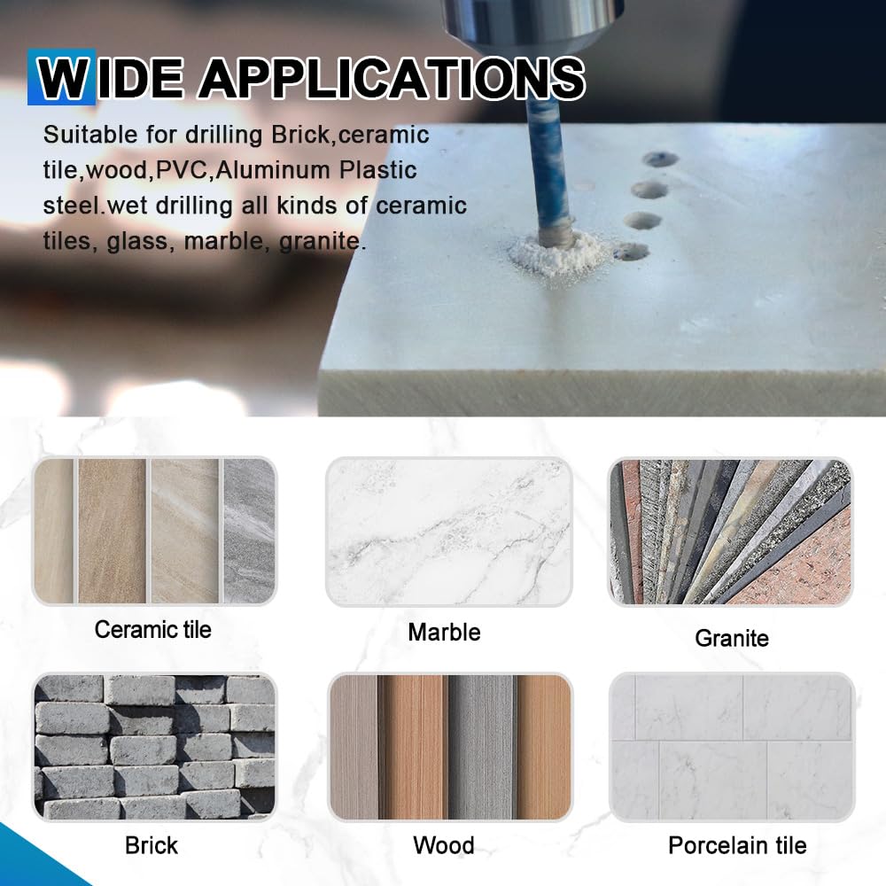 Diamond Drill Bit,with Phillips PH2 and Concrete Drill Bit Set