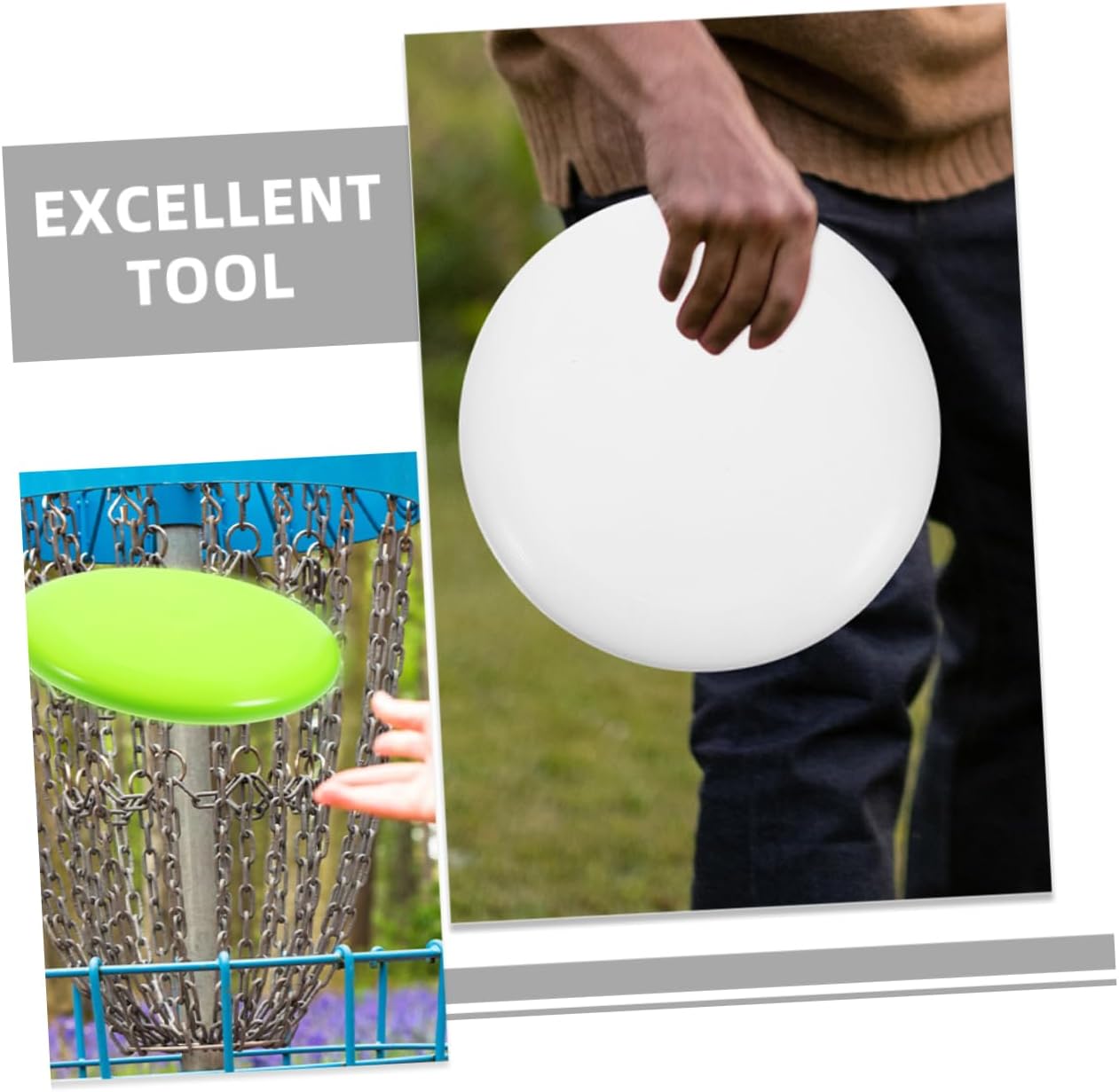 Totority 6pcs Softball Practice Discs for Pitching Skills High Visibility Pe Material Training Aid for Home Office Park Use Golf Disc