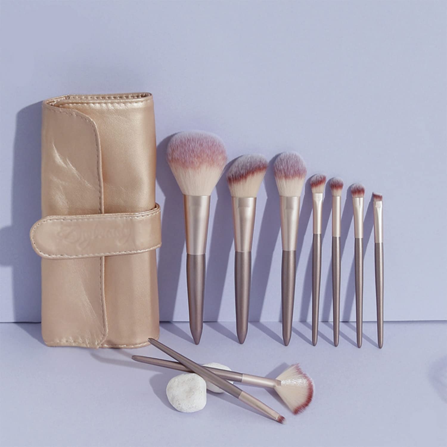 9-teiliges Make-up-Pinsel-Set für Kosmetik, Foundation, Puder, Rouge, Lidschatten, Blending, Make-up-Pinsel