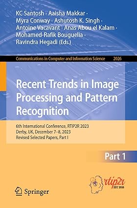 Recent Trends in Image Processing and Pattern Recognition: 6th International Conference, Part I-finelybook