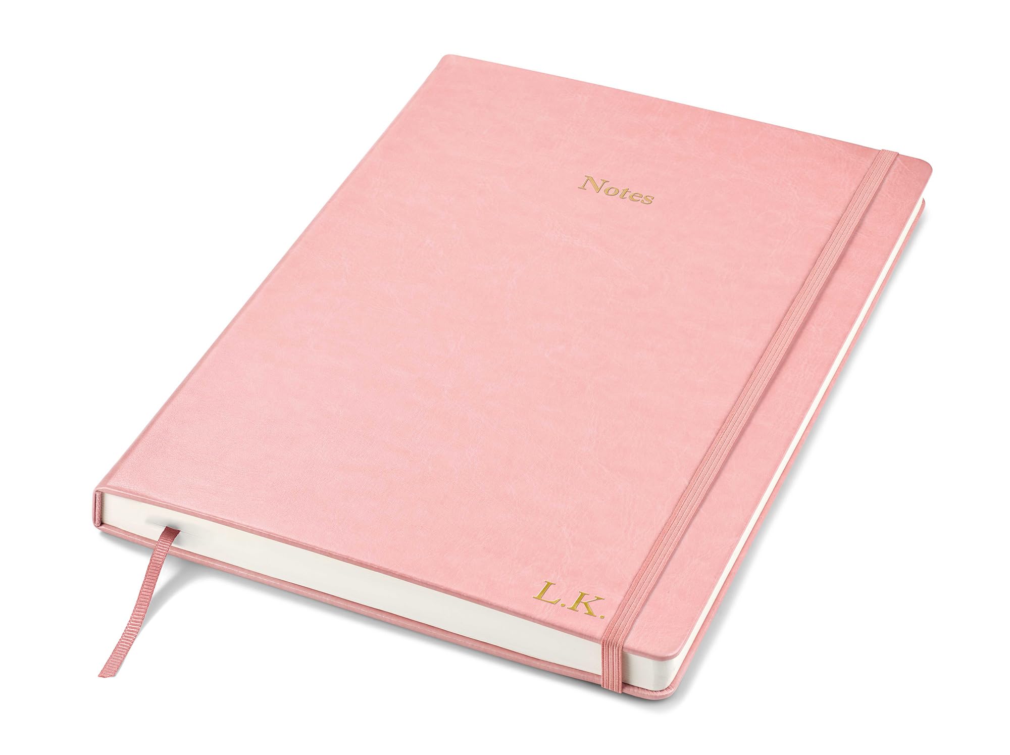 Wykeham's Executive Notebook – 8.5" x 12" – Customization Available (Personalised Rose – Lined)