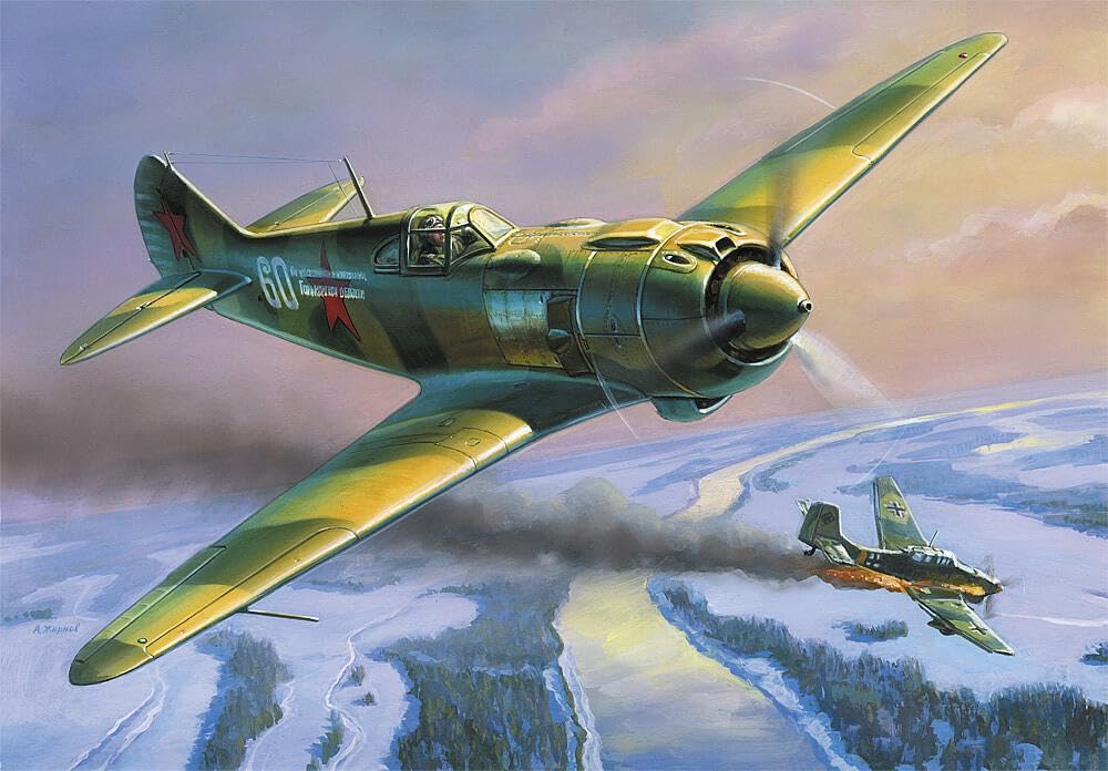 Amazon.com: ZVEZDA 4803 - Soviet Fighter LAVOCHKIN LA-5 - Plastic