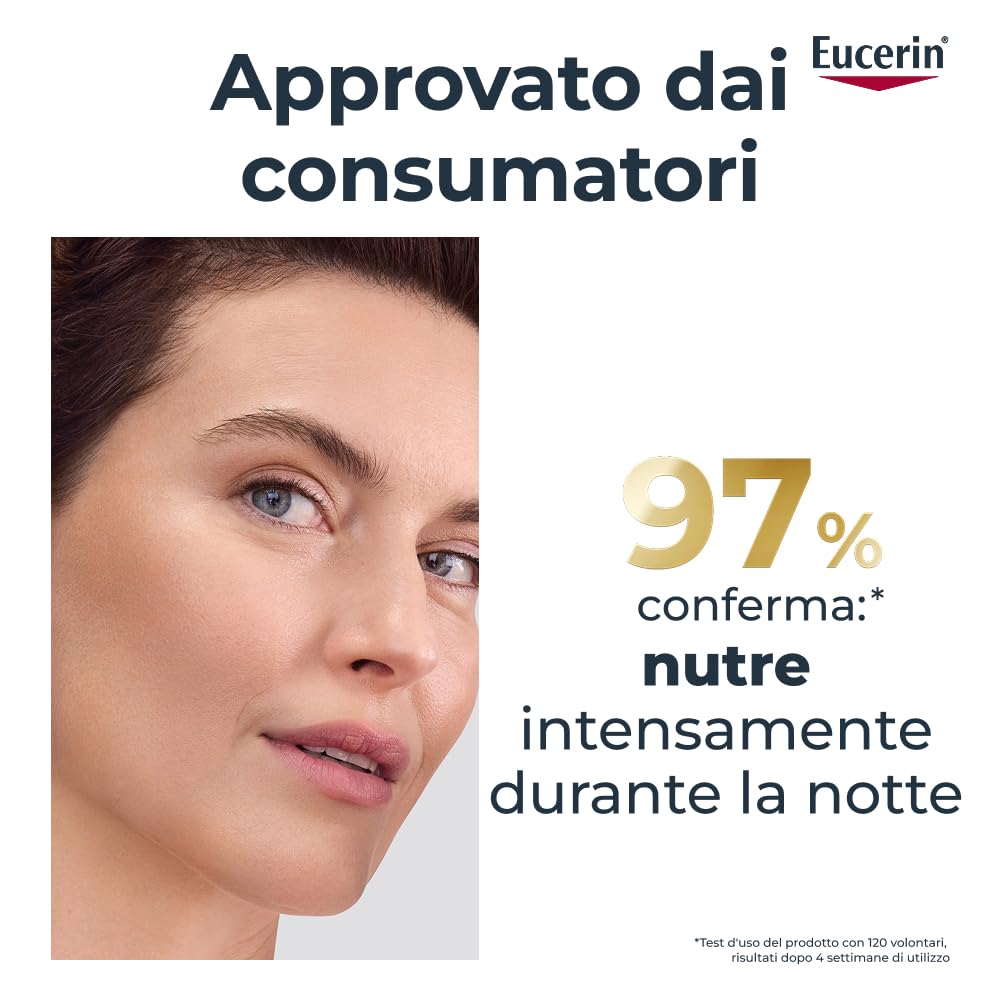 Eucerin Skincare Kit con Hyaluron-Filler + Elasticity Crema Notte 50 ml + Refill 50 ml, Crema viso antimacchie e antirughe e ricarica ecologica con Acido Ialuronico idratante e Thiamidol