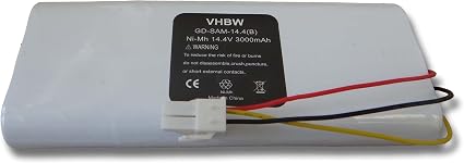 vhbw batteria compatibile con Samsung Navibot SR9630, VC-RA50VB, VC-RA52V,  VC-RA84V, VC-RE70V, VC-RE72V home cleaner (3000mAh, 14.4V, NiMH) :  Amazon.it: Casa e cucina