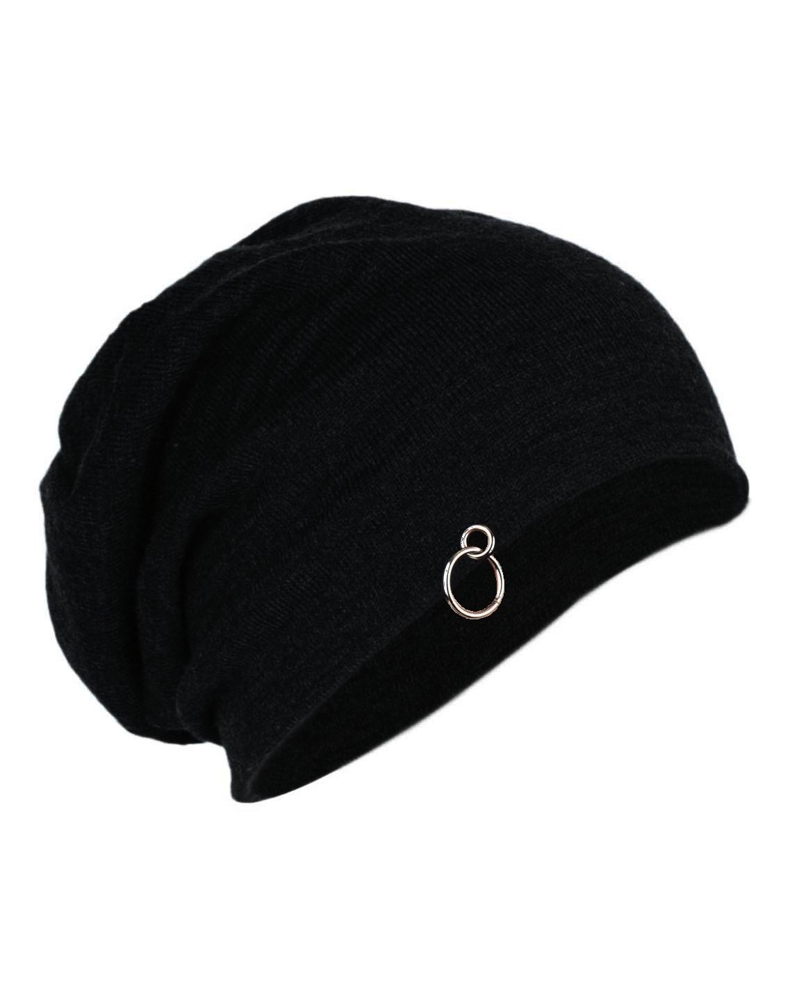 Gajraj Unisex Cotton Slouchy Beanie (Black) (B01LYOWUKB) Amazon Price History, Amazon Price Tracker