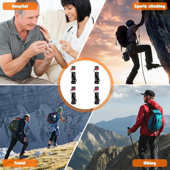 Tourniquet, Emergency Tourniquet, Tactical Emergency Strap Single Handed Application, Torniquetes Medical First Aid Equipment for Hiking Camping Travel Home Outdoor Sports (75cm, 3Pack)