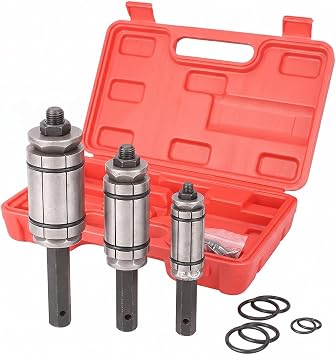 Modified 1.125" to 3.5" Tail Muffler Exhaust Pipe Universal Expander Repair Tool Set Kit 3PCS