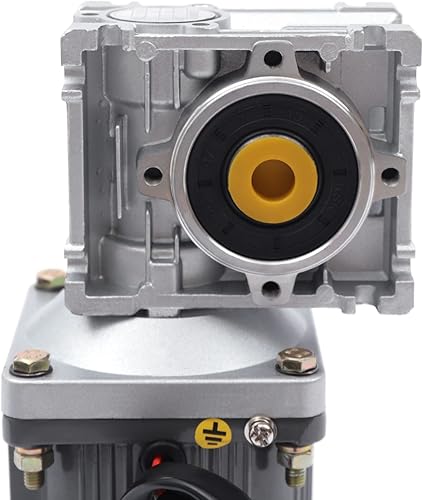 Miniatura 39 de Motor de engranajes eléctrico 120W DC 24V Reductor de engranajes helicoidal Caja de engranajes Motor eléctrico de engranajes RV 50K 35Nm Motor 120W