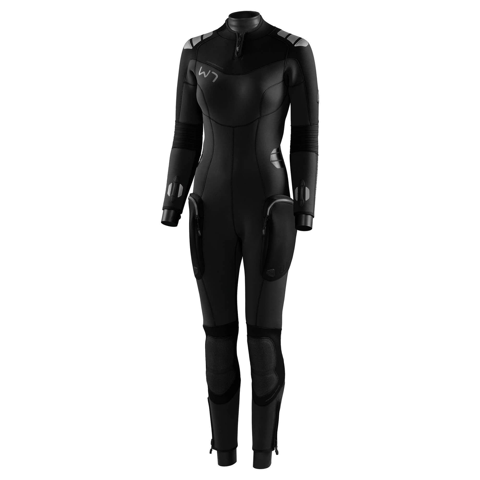 Waterproof Womens W7 5mm Backzip Wetsuit, Medium/Large