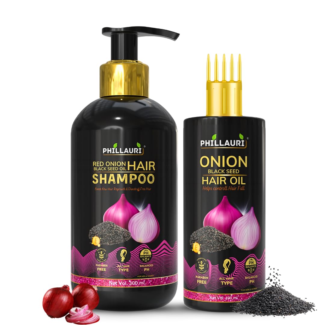 Onion Black Seed Shampoo & Hair Oil | Hair Loss Control For Smoothhair | Hair Oil | Onion Shampoo-image-28